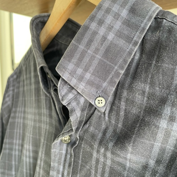 Burberry London Plaid Button Down Shirt - Picture 4 of 8